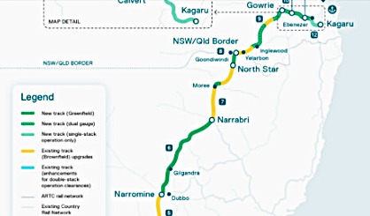 Regional - NARRABRI to NORTH STAR: THE INLAND RAIL HAS BEEN GIVEN THE ...