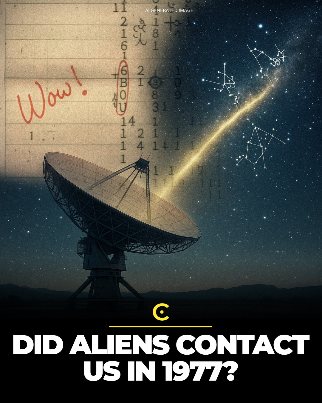 Cosmoknowledge - In 1977, the Big Ear radio telescope in Ohio picked up ...