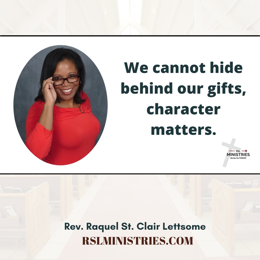 The ends will not justify... - Rev Raquel S Lettsome, Phd.