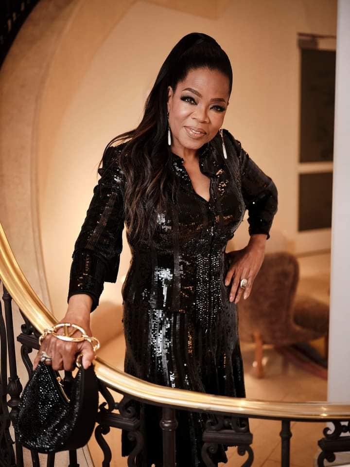 Oprah Winfrey's look for the Grammys 🤩