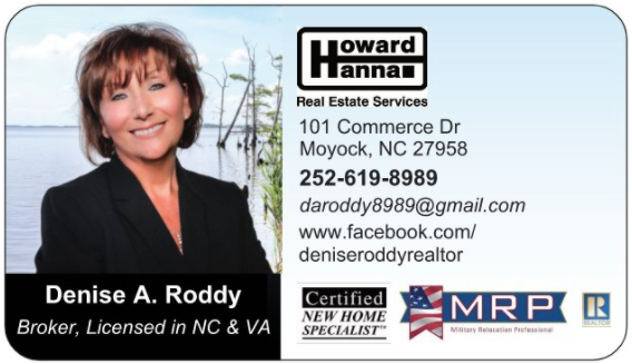 Denise Roddy, Realtor, Navy Veteran, Howard Hanna Real Estate | Moyock NC