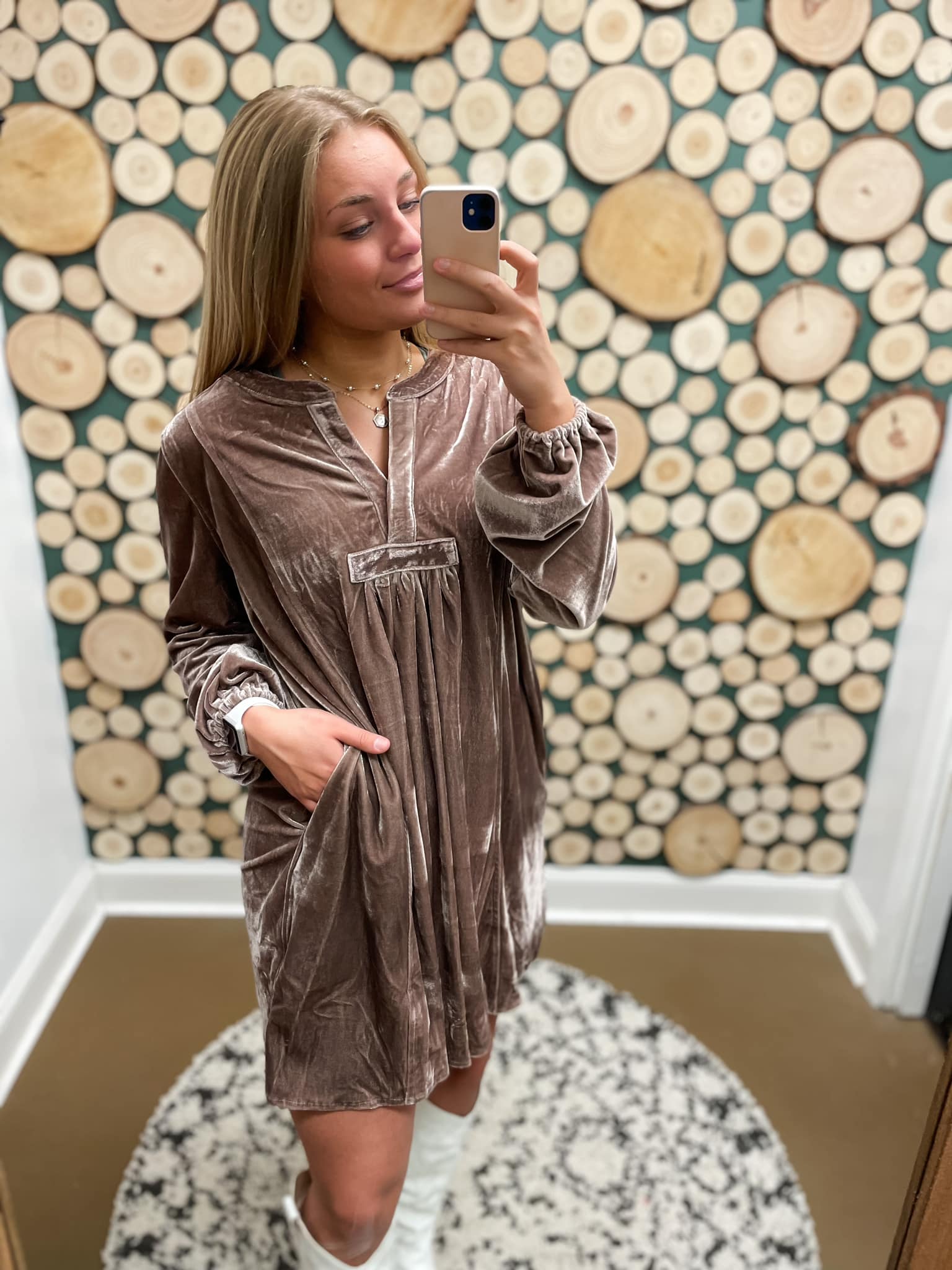 Available SMALL-XXL (select colors) Our favorite velvet, bell