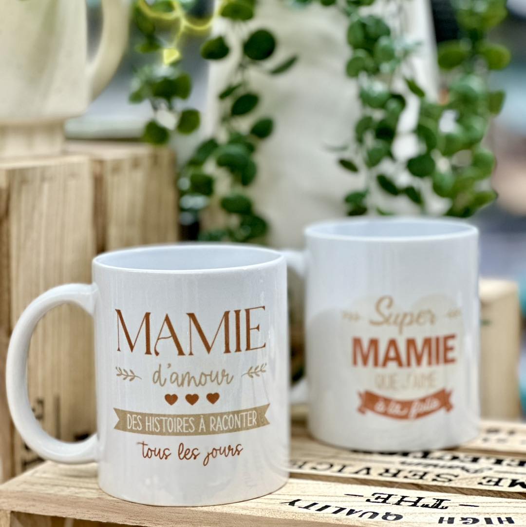 Coffret 3 Bougies Parfumées Mamie Chérie – Idée Cadeau Fête Des Mamies & Anniversaire