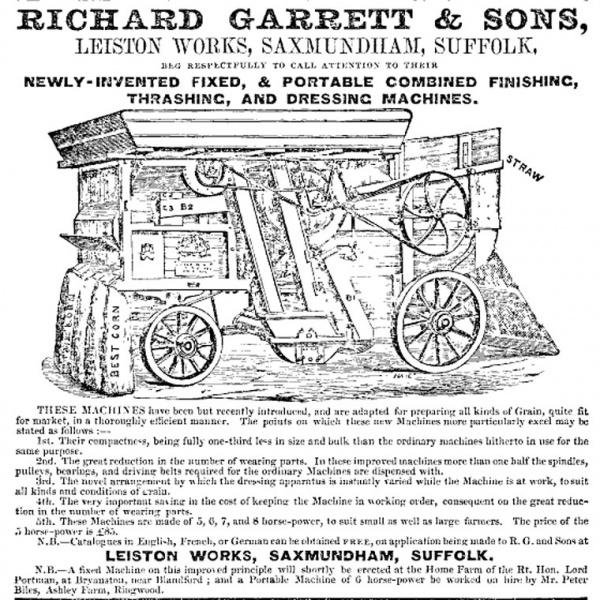 RuralHistoria - Cool selection of threshing machine ads. Threshing ...