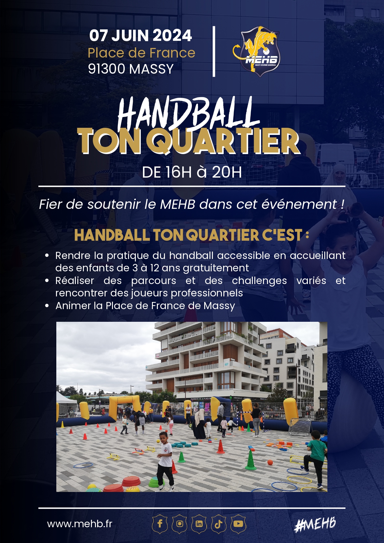 Ville de Massy - 🤾🎉 Handball Ton Quartier 🎉🤾 Venez...