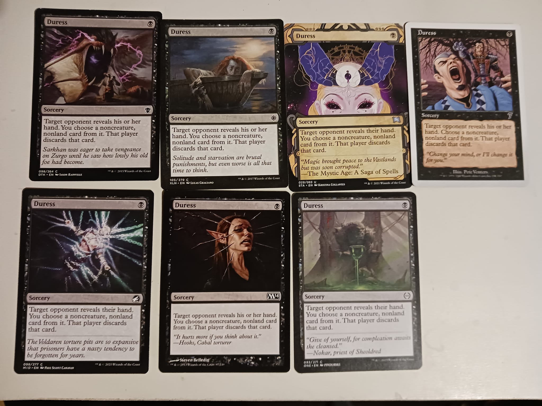 Magic: The Gathering Duress - Foil Promo Japanese Language MTG Card