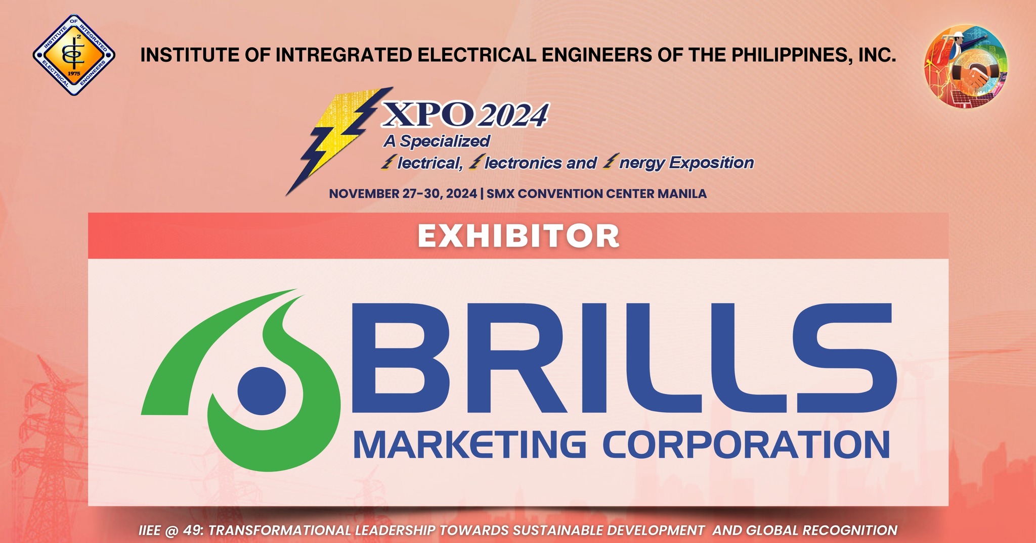 IIEE 3E XPO - We are thrilled to announce that Brills... | Facebook