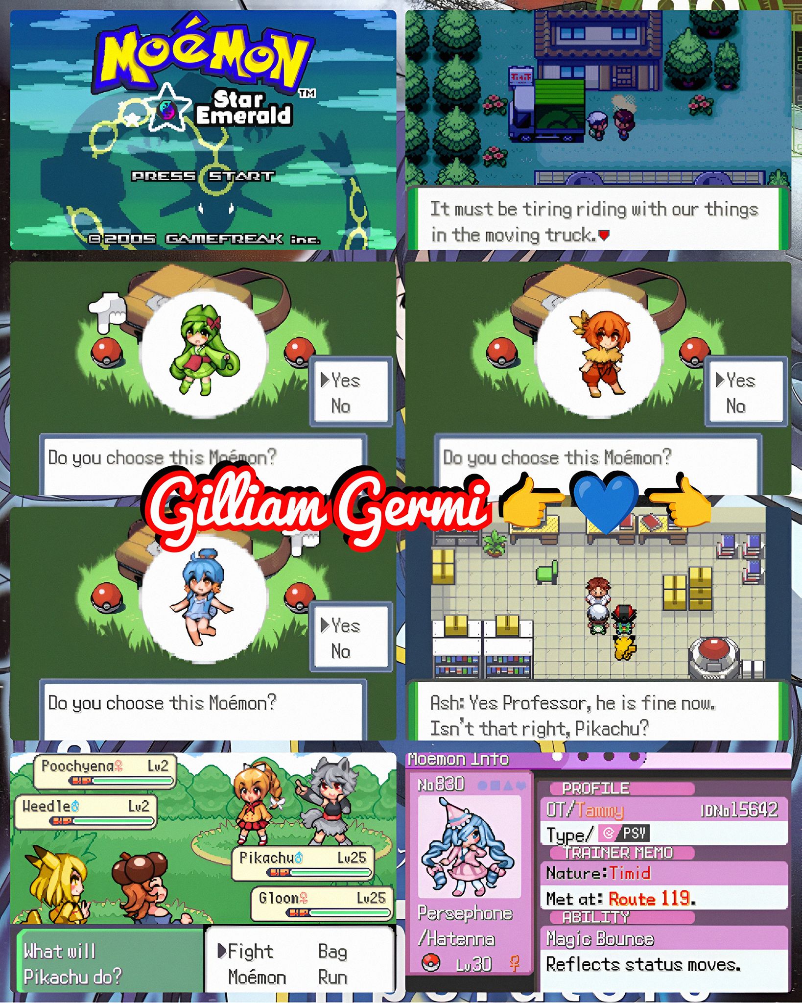 Gilliam - 🌿🌊[GBA] LATEST VERSION ⚡🔥 🧡Moemon Star Emerald GBA ROM Hack 💜 ...