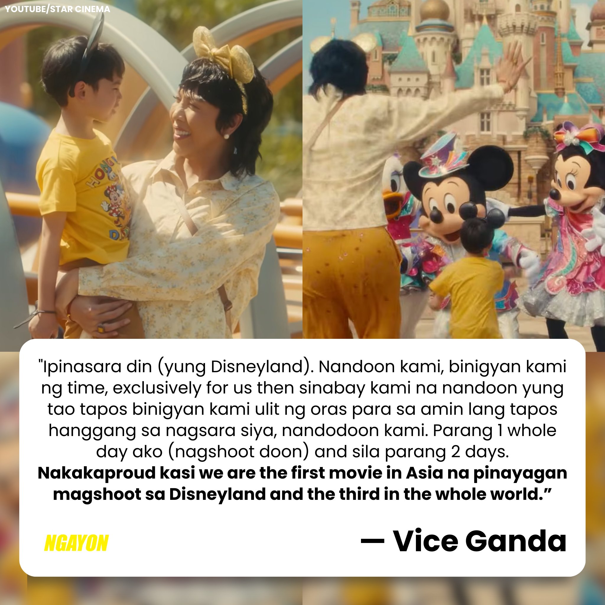 Pilipino - 'WE ARE THE FIRST MOVIE IN ASIA NA PINAYAGAN MAG-SHOOT SA ...