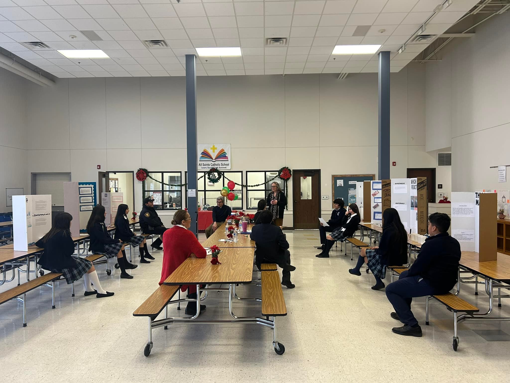 Our 7th graders presented... - All Saints Catholic School