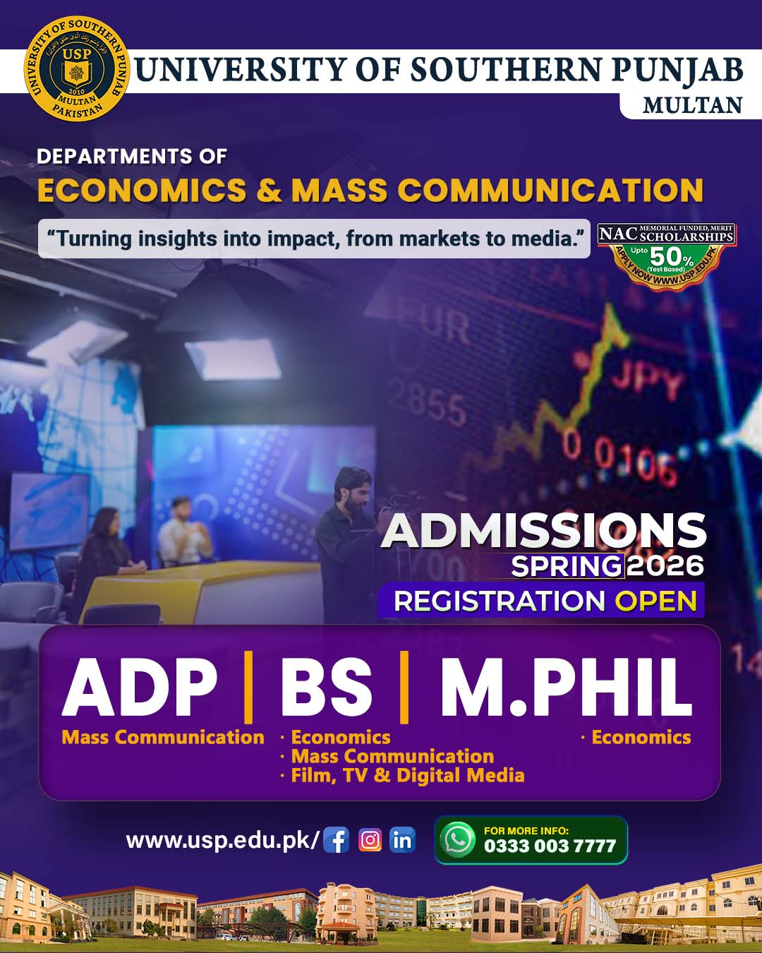 University - Turning insights into impact! Admissions open for Spring ...