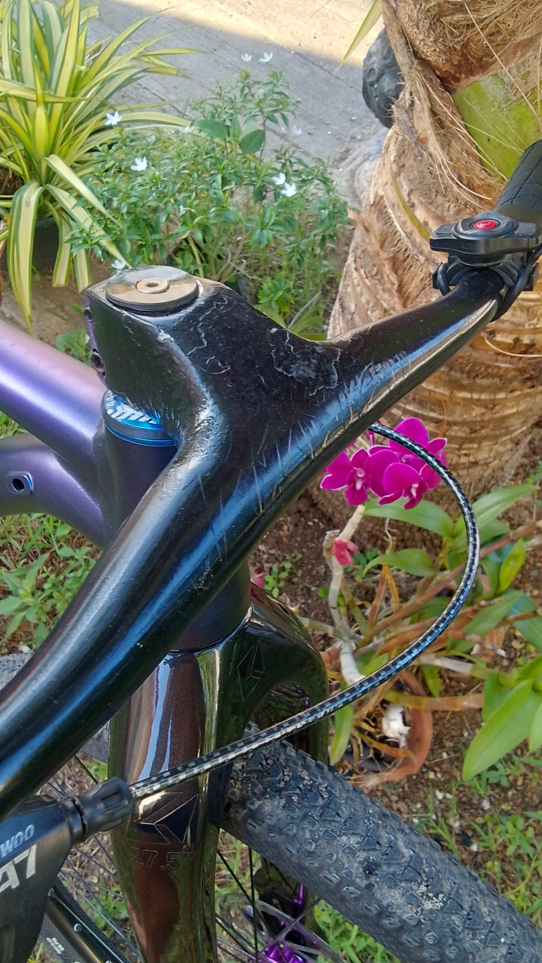 EC90 CARBON HANDLE BAR - 500 EC90 ALUCARB STEM - 300