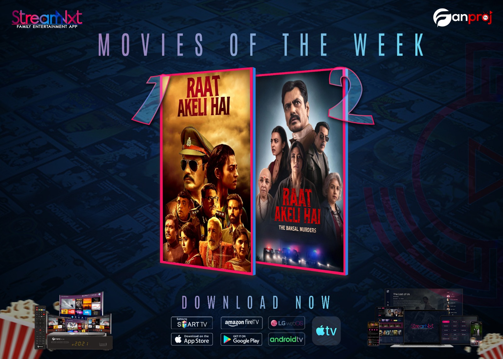 StreamNxt - 🎬***MOVIE OF THE WEEK*** 2025 RAAT AKELI HAI Af Somali 4K 📺 ...