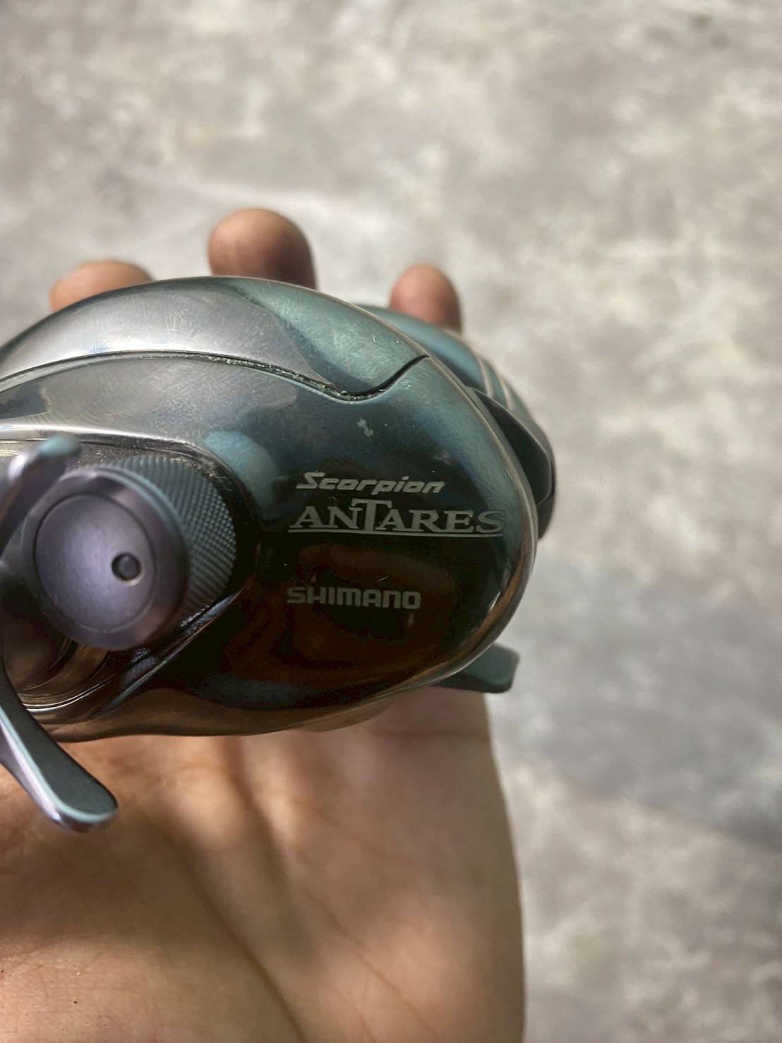 Shimano Scorpion Antares RH221 Left handed Baitcast Reel