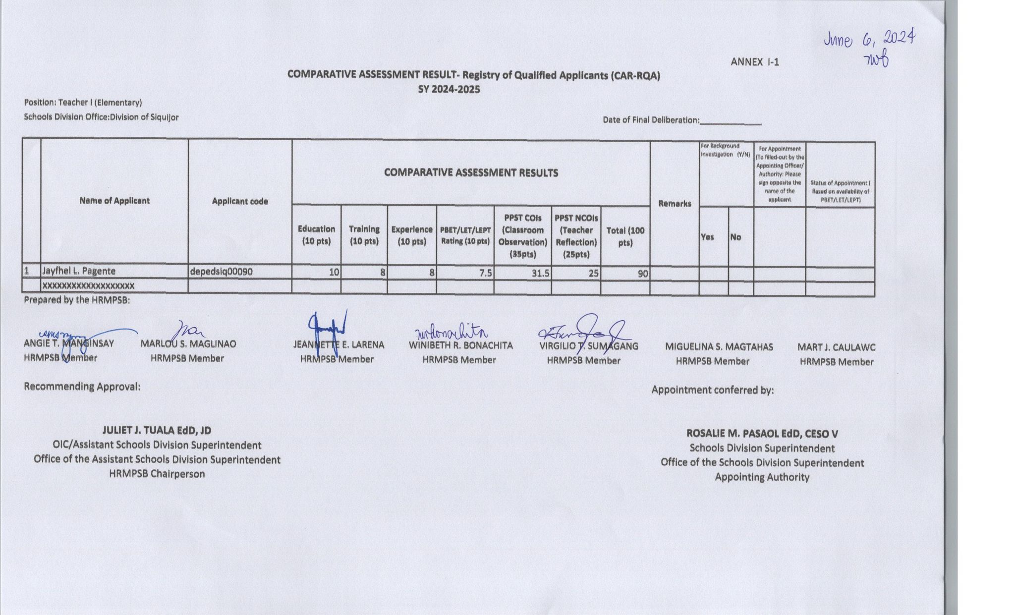 COMPARATIVE ASSESSMENT RESULT -... - Deped Tayo Siquijor | Facebook
