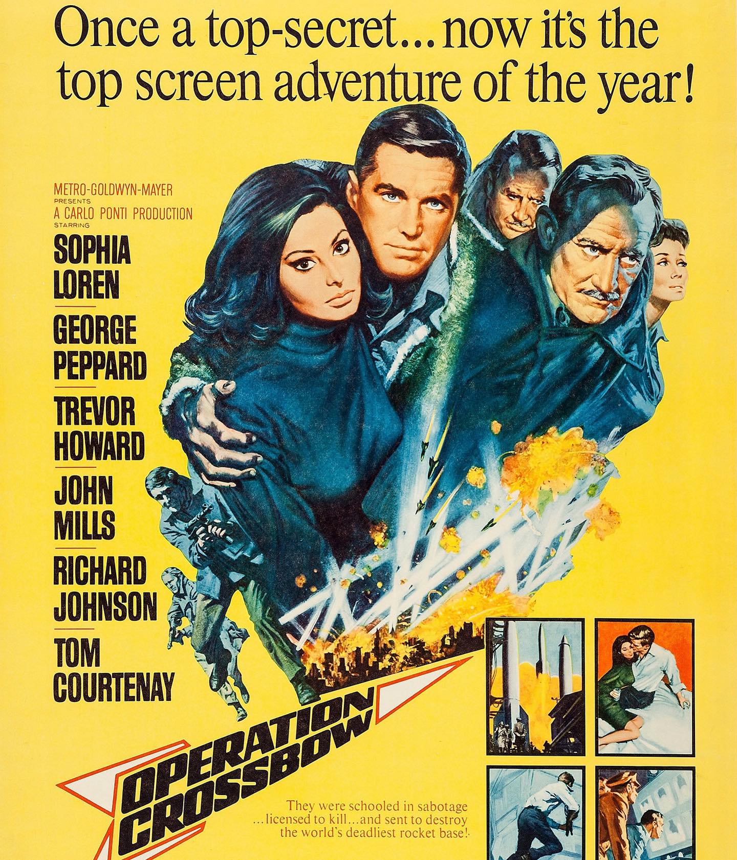 Lang Jeffries in Operazione Oceano, a 1965 euro spy film