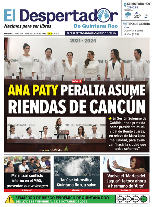 Hoy #EnlaPortada de El... - El Despertador de Quintana Roo