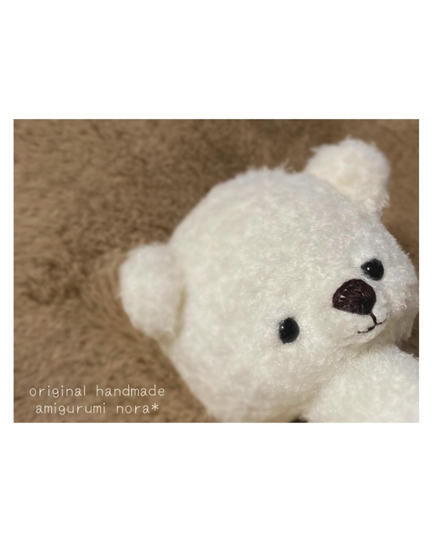 どんぐり帽子のくまさん🐻できあがり✨ うんうん。 イメージに近い感じ