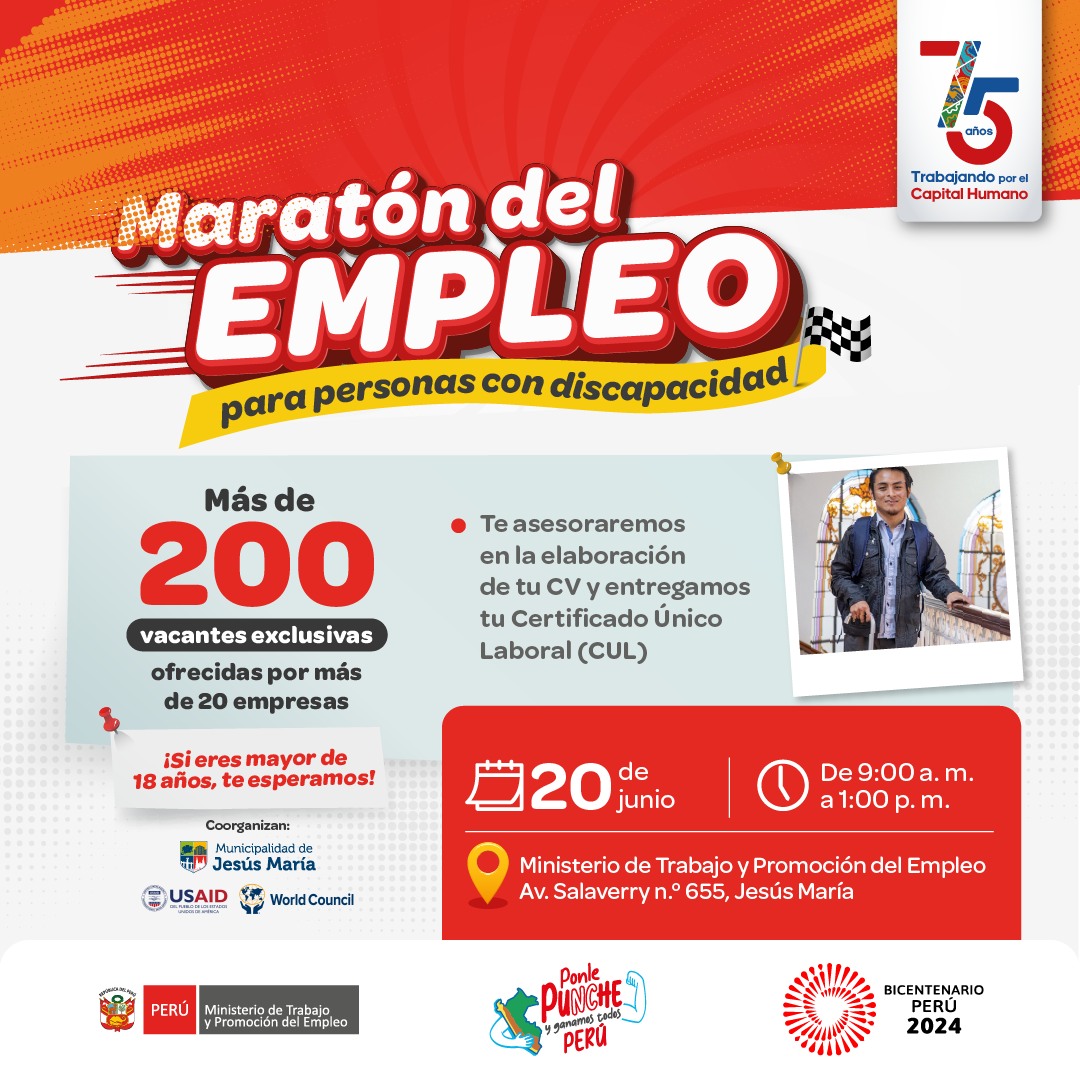 🛑😅♿... - Ministerio de Trabajo y Promoción del Empleo del Perú