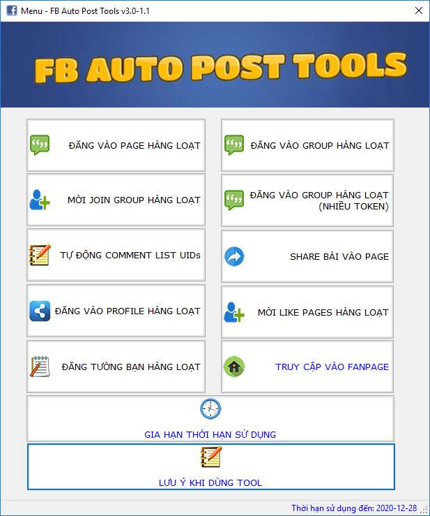 FB Marketing Tool