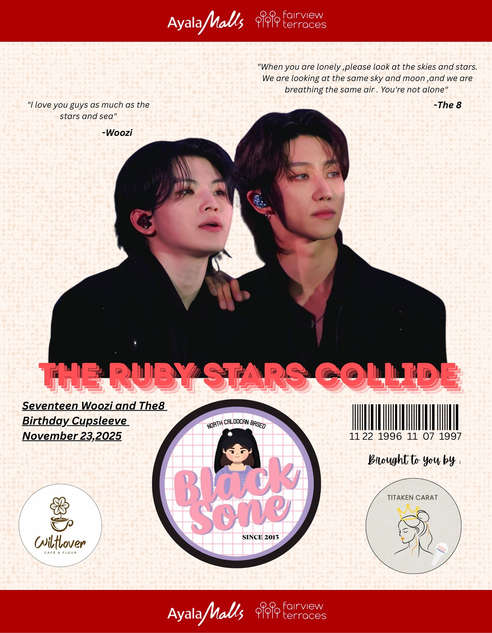 💎 THE RUBY STARS COLLIDE ✨ Celebrate SEVENTEEN's Woozi and The8