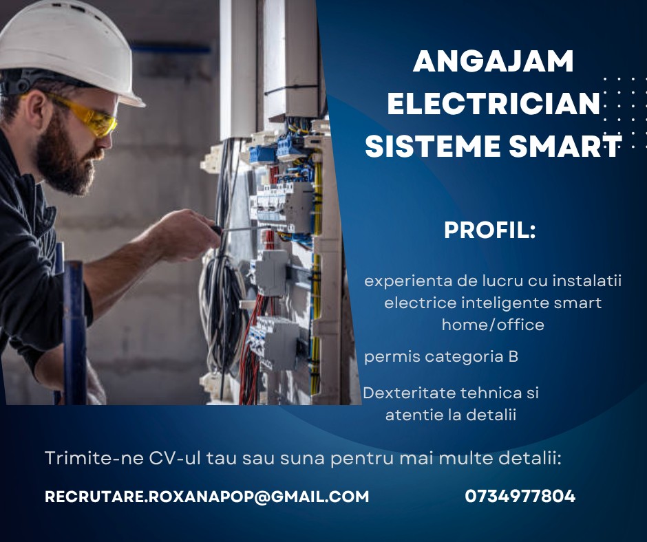 Locuri de munca Cluj | **Angajam electrician instalații electrice ...