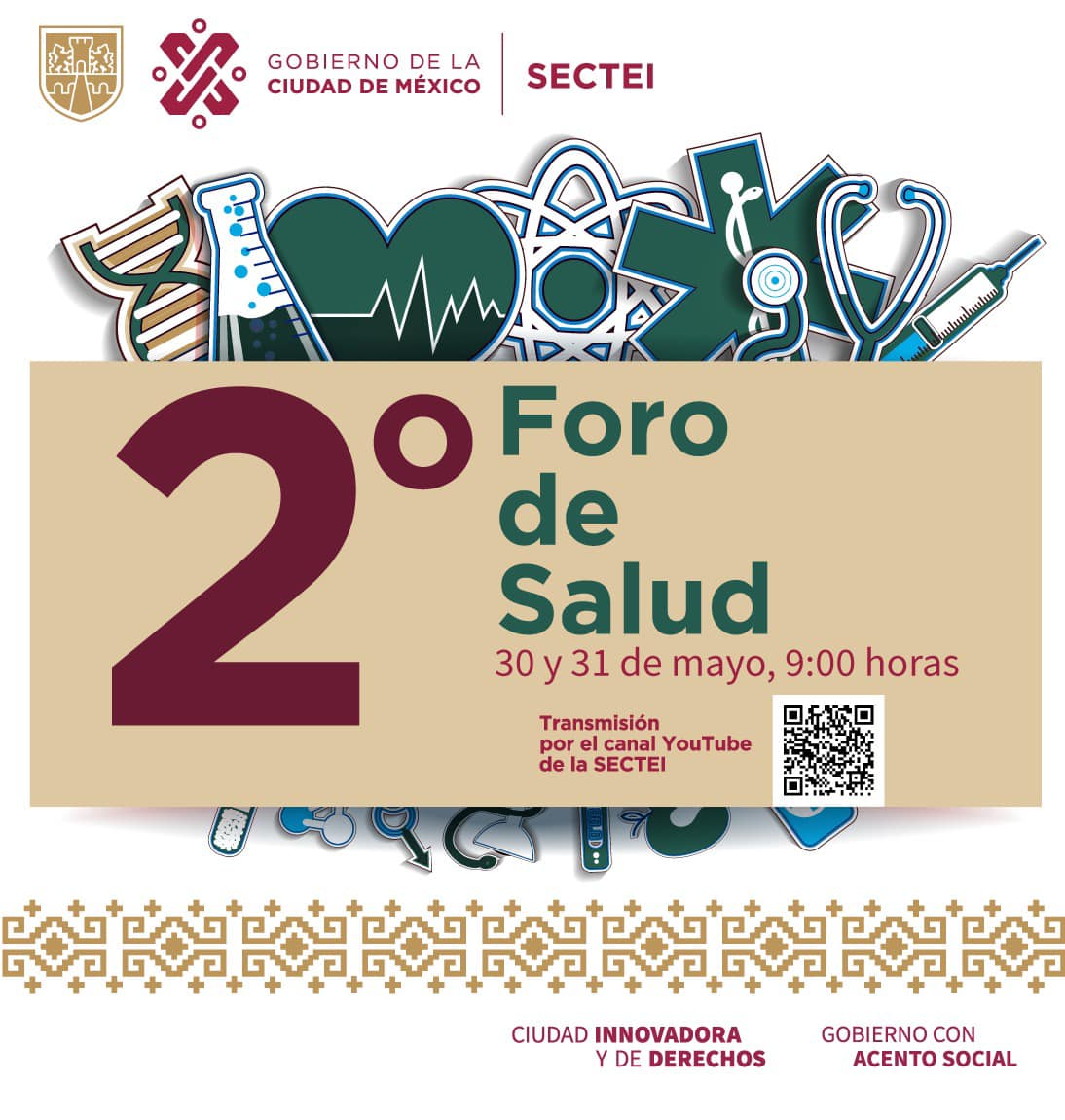 La #SECTEI te invita a seguir la transmisión del Segundo Foro de Salud ...