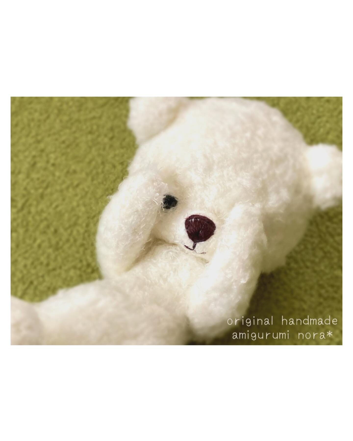 どんぐり帽子のくまさん🐻できあがり✨ うんうん。 イメージに近い感じ