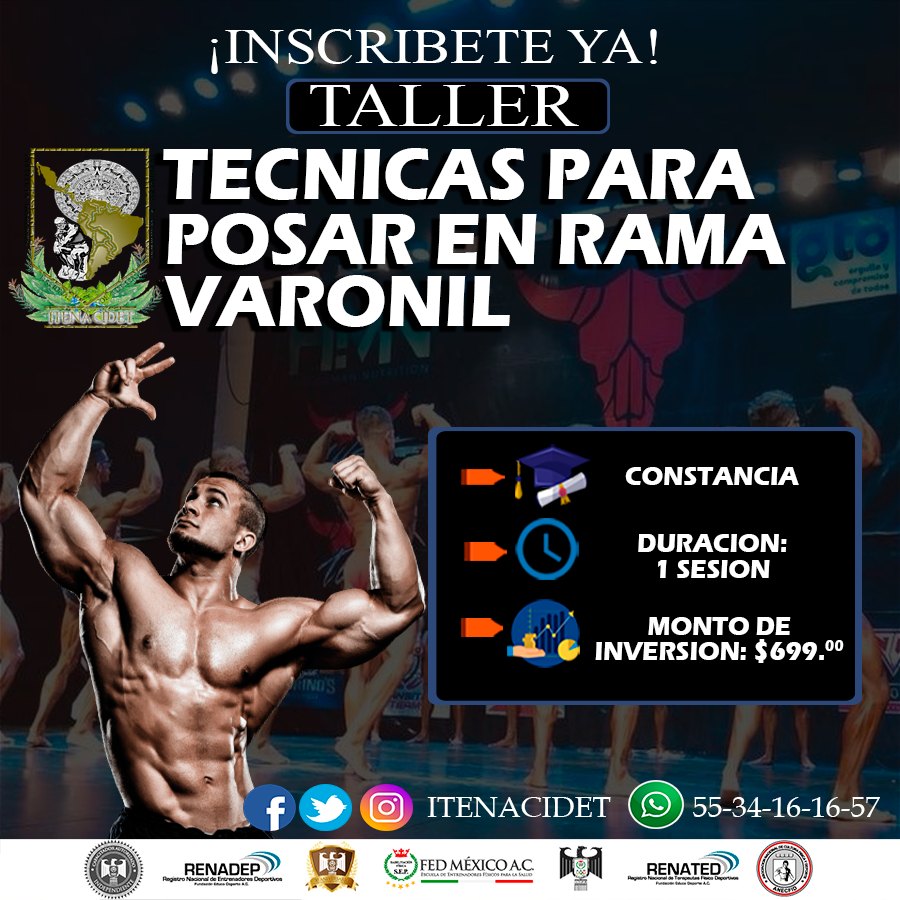 💪 TALLER “TECNICAS PARA POSAR EN COMPETENCIA RAMA VARONIL” /📌📍 ...