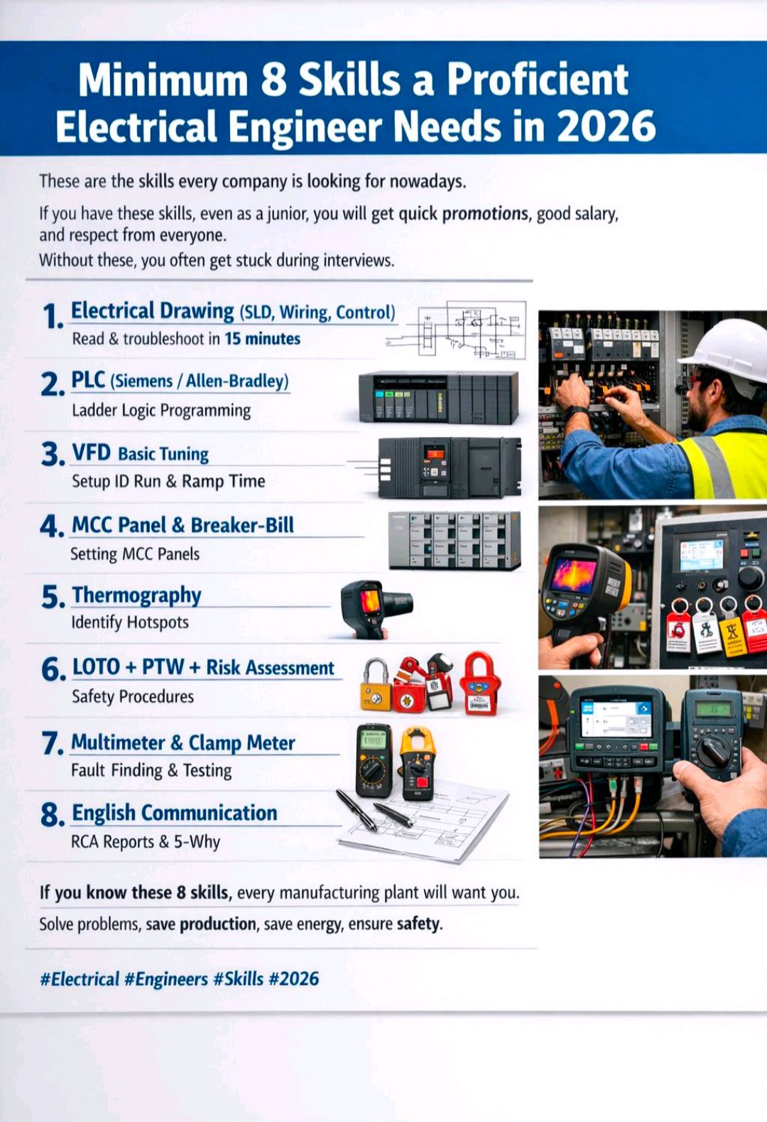 E & - Minimum 8 Skills a Proficient Electrical Engineer Needs in #2026 ...