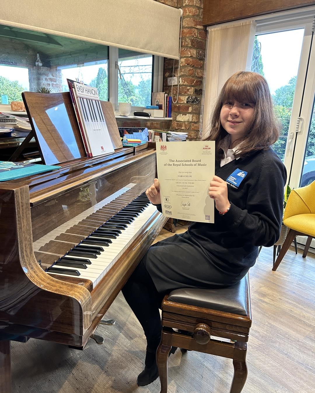 Piano Lessons - Congratulations to Chloe who has achieved...