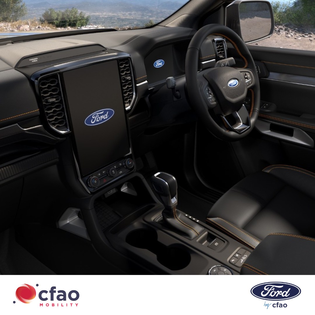 FORD - Inside, the Ford Ranger continues to impress with a cabin that ...