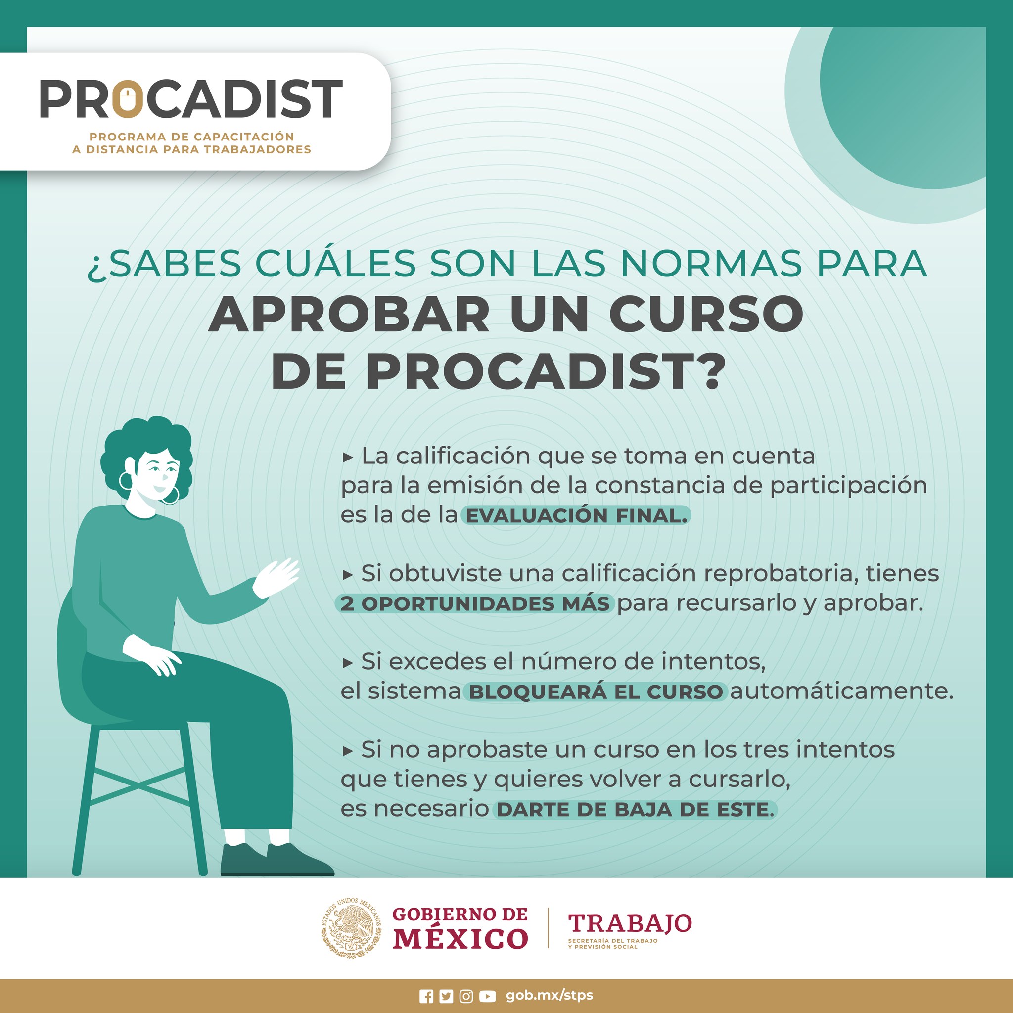 🟢 #PROCADIST... - Secretaría del Trabajo y Previsión Social | Facebook