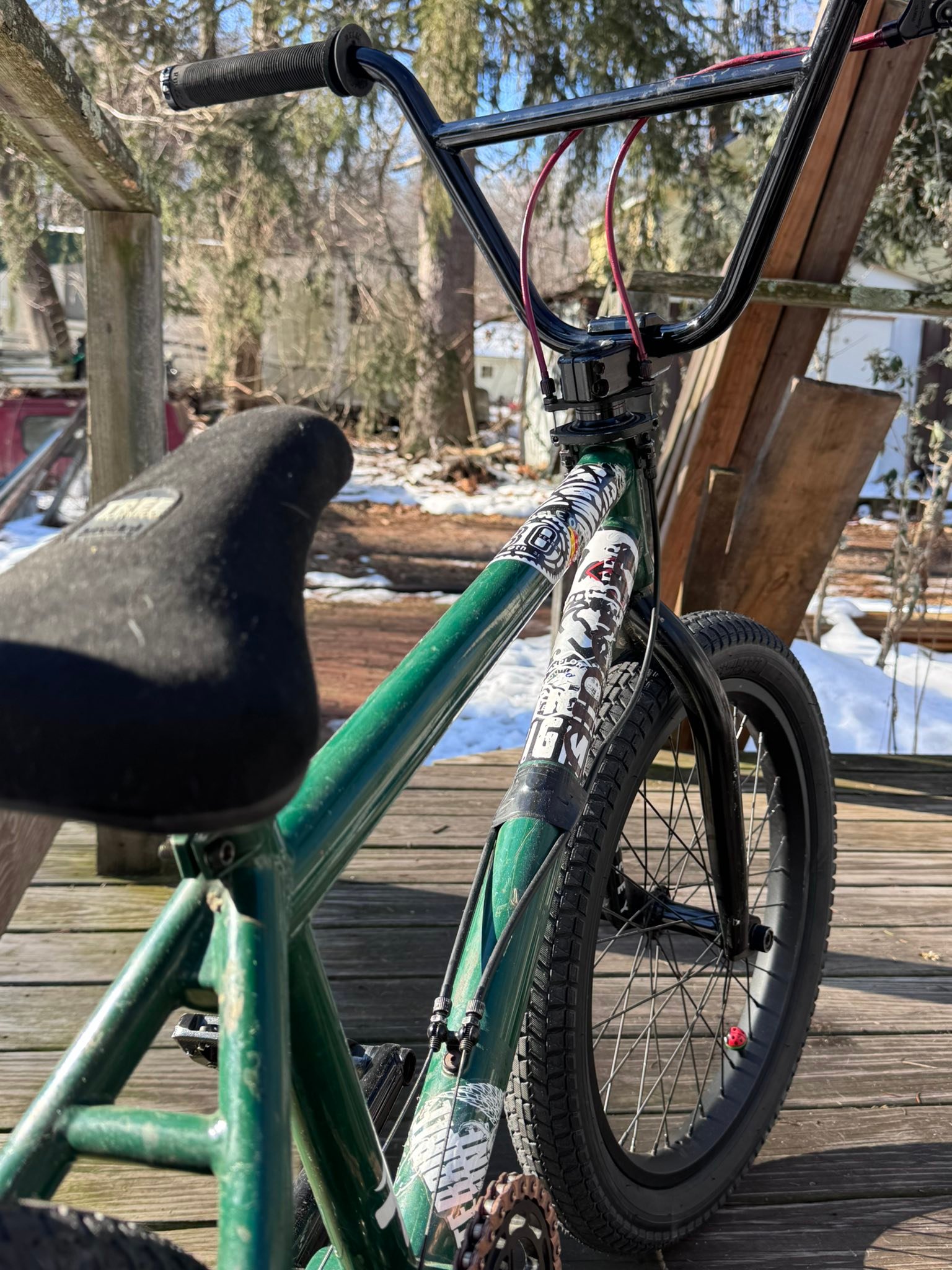 オリーブグリーン テリブルワン BMXフレーム