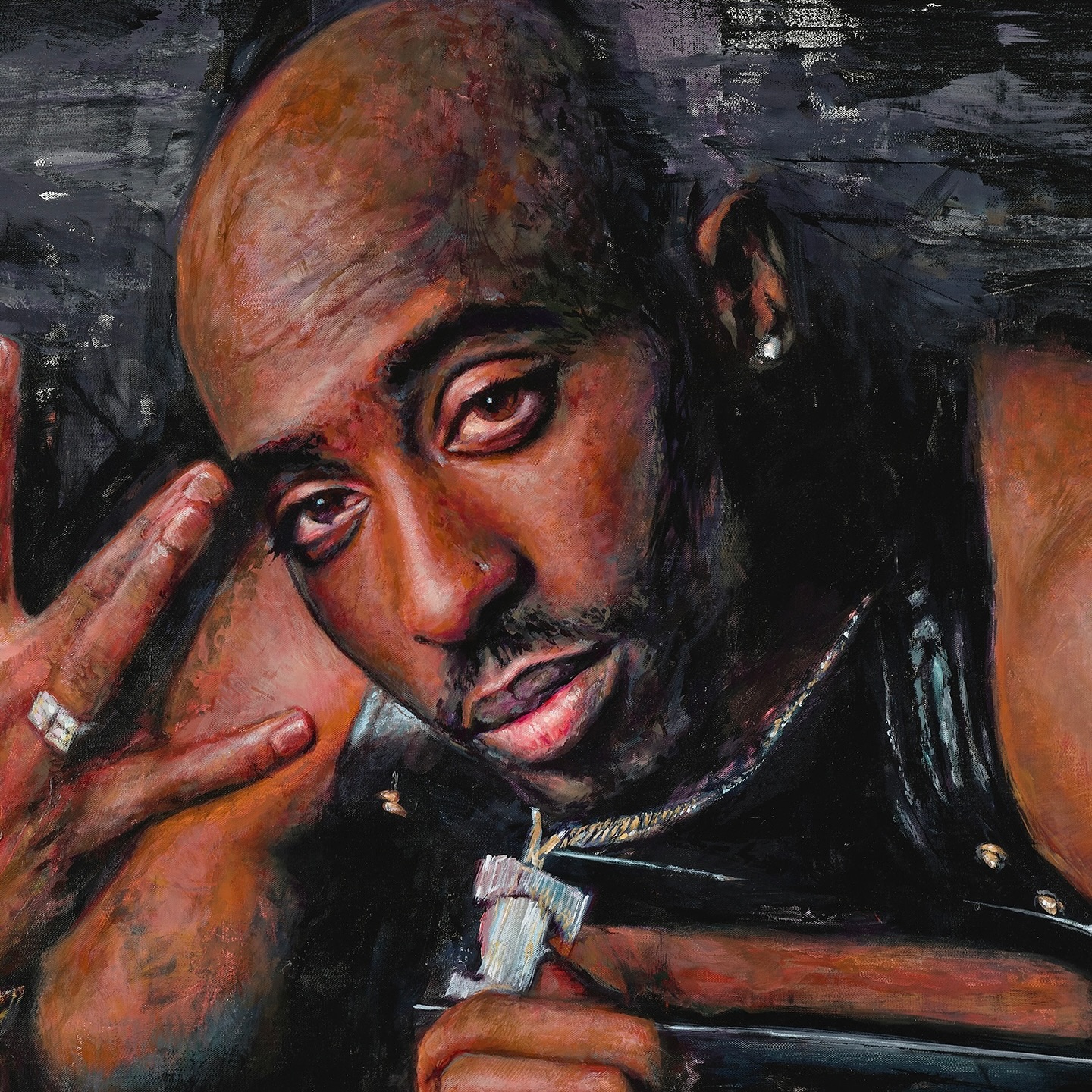 RIP Tupac Shakur 9.13.96. The last paintings I did of 2pac from