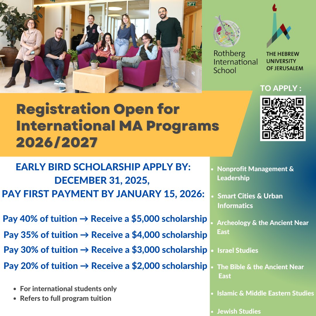 Graduate Studies Division- Rothberg International School | Jerusalem
