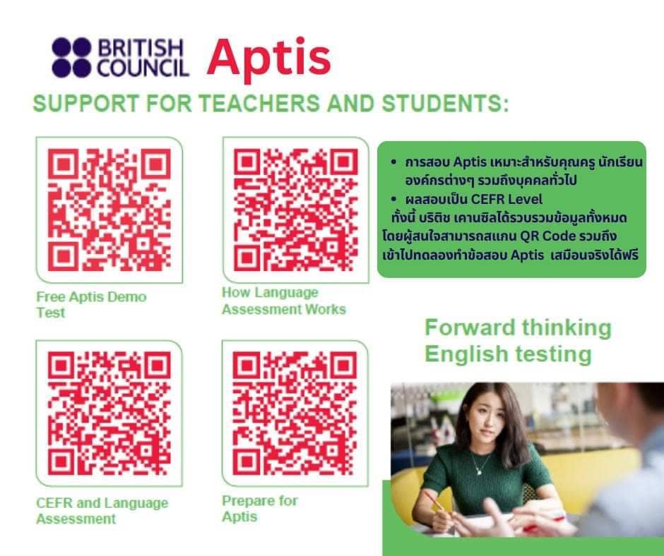 📣ชุดฝึกภาษาอังกฤษ Aptis สำหรับครู นักเรียน องค์กรต่างๆ รวมถึงบุคคล ...