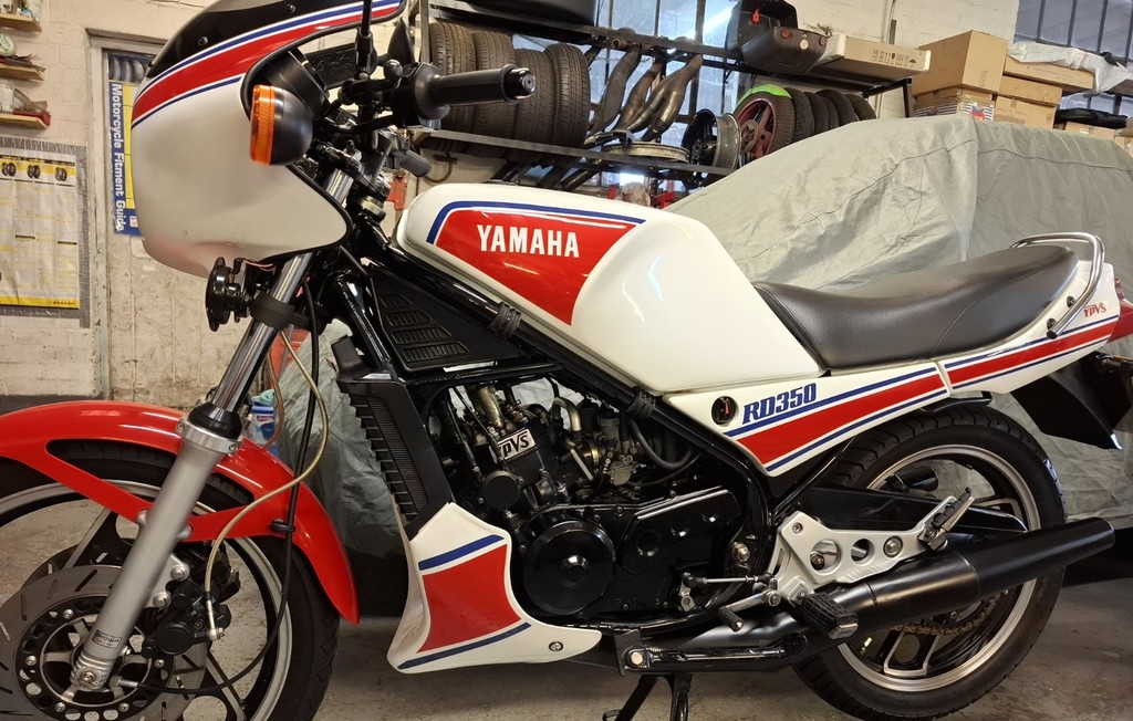 Ad: Yamaha RD350 YPVS powered TZR125 special 😲 On eBay here