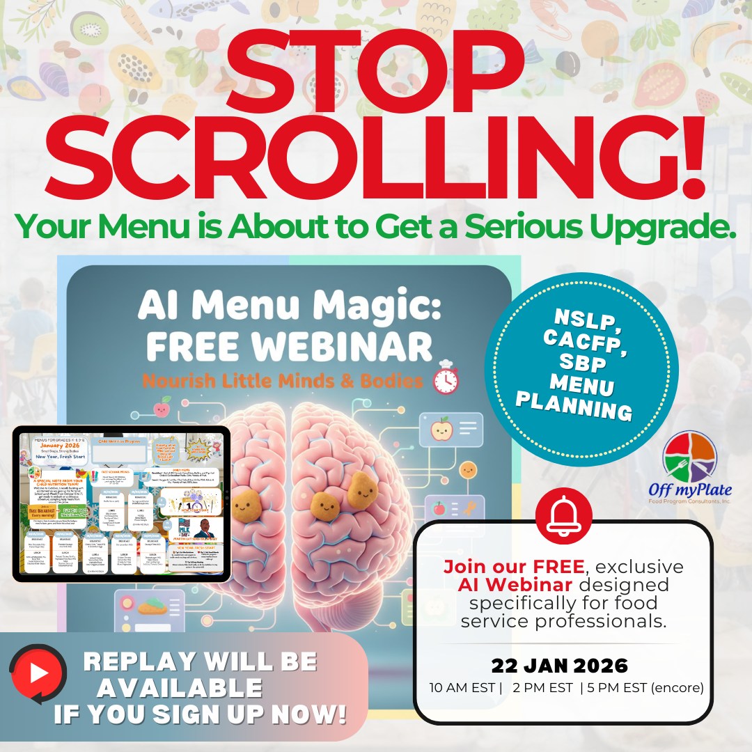 🛑 Stop scrolling &... - Off My Plate Food Program Consultants | Facebook