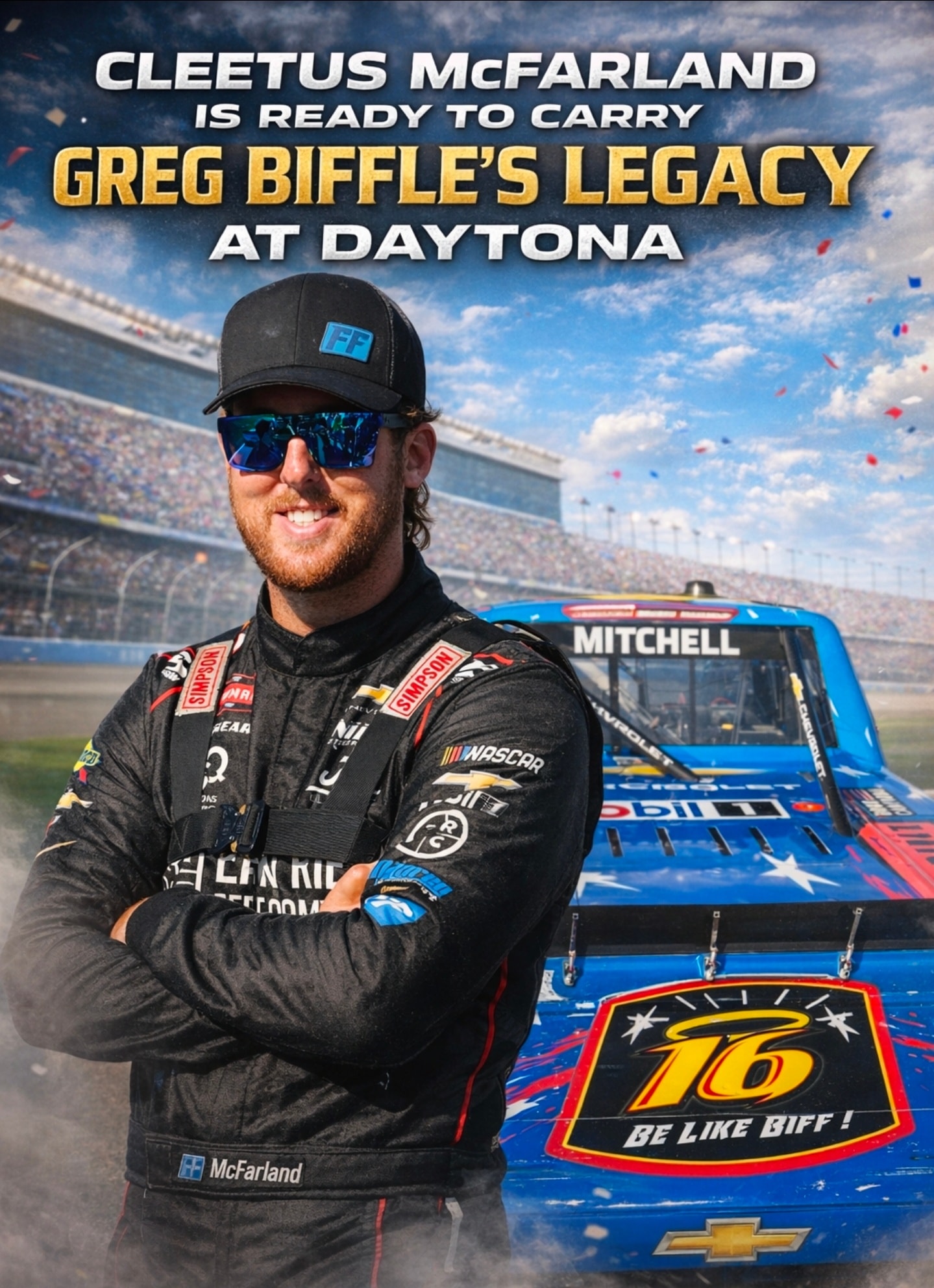 Nascar - Cleetus McFarland is set to run the NASCAR Truck Series race ...