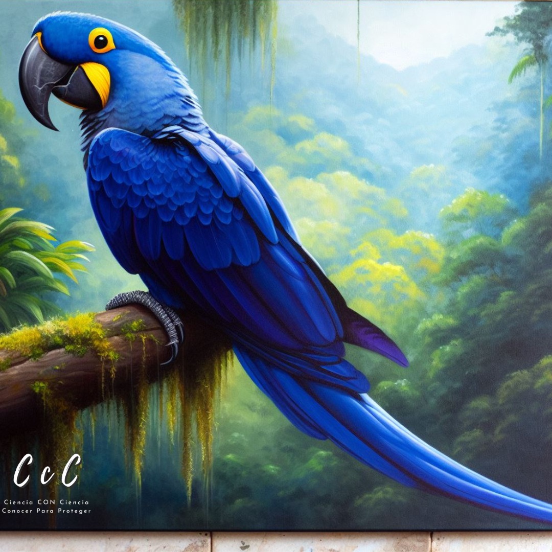 Ciencia - La paraba azul o mas conocida como guacamayo jacinto ...