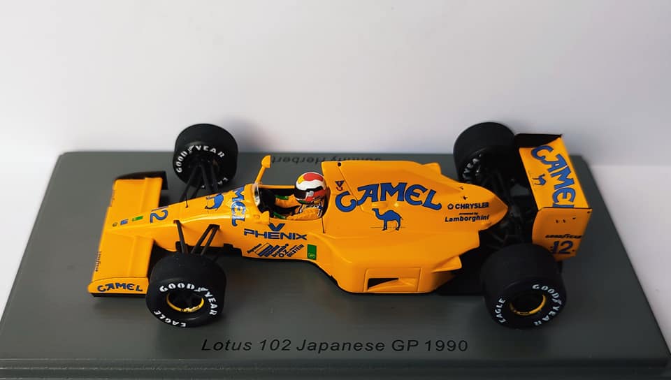 Johnny Herbert's Lotus 102B-Judd at 1991 Australian GP
