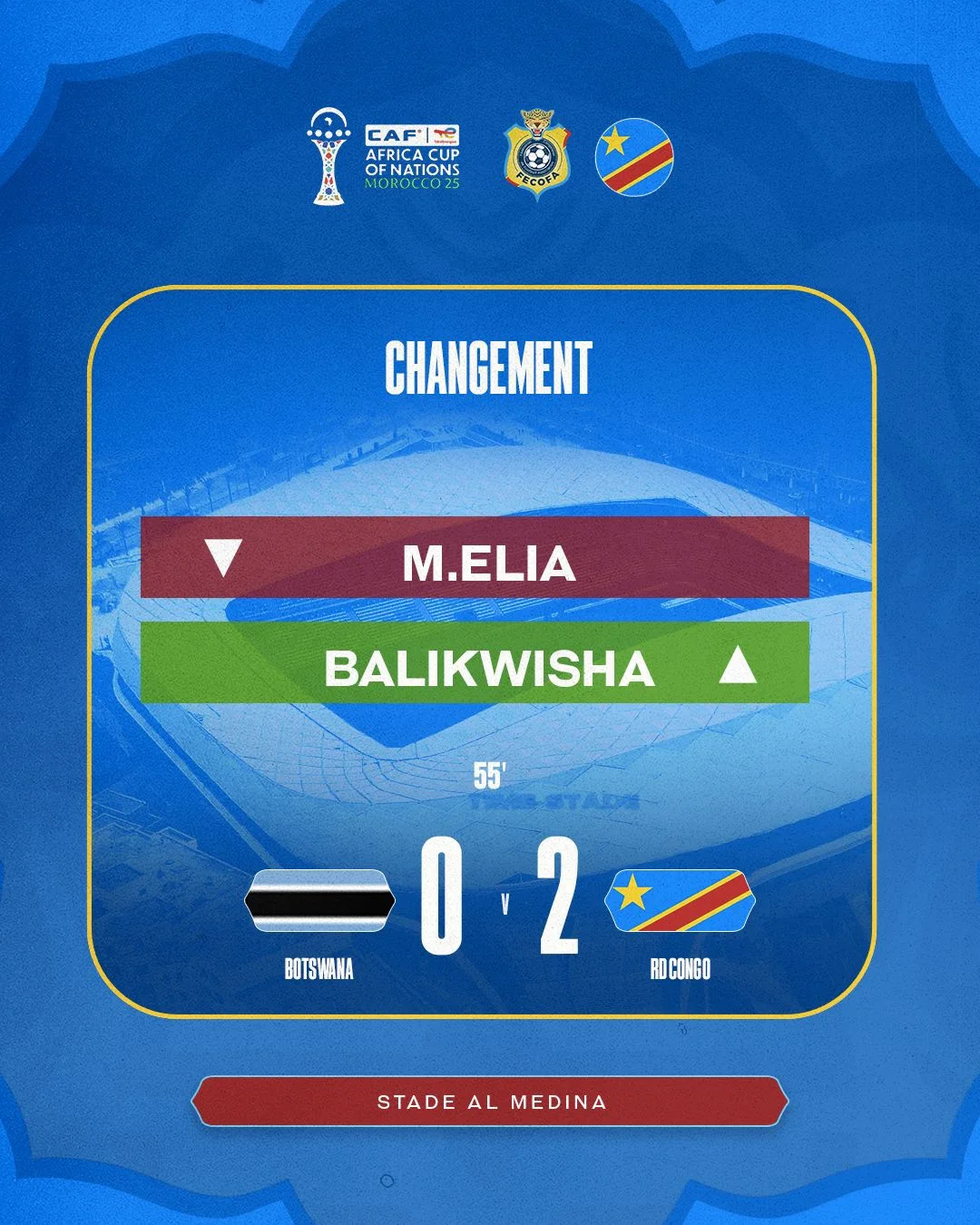 🔃... - Fecofa - Fédération Congolaise de Football Association | Facebook
