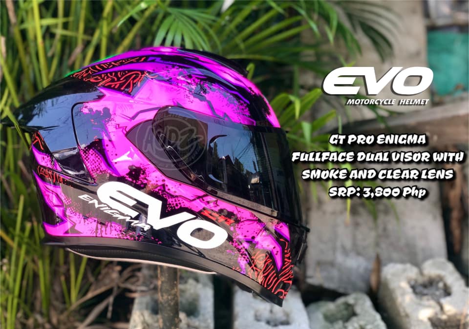 Evo Gt Pro Enigma Pink Audz Helmet And Safety Gears Facebook