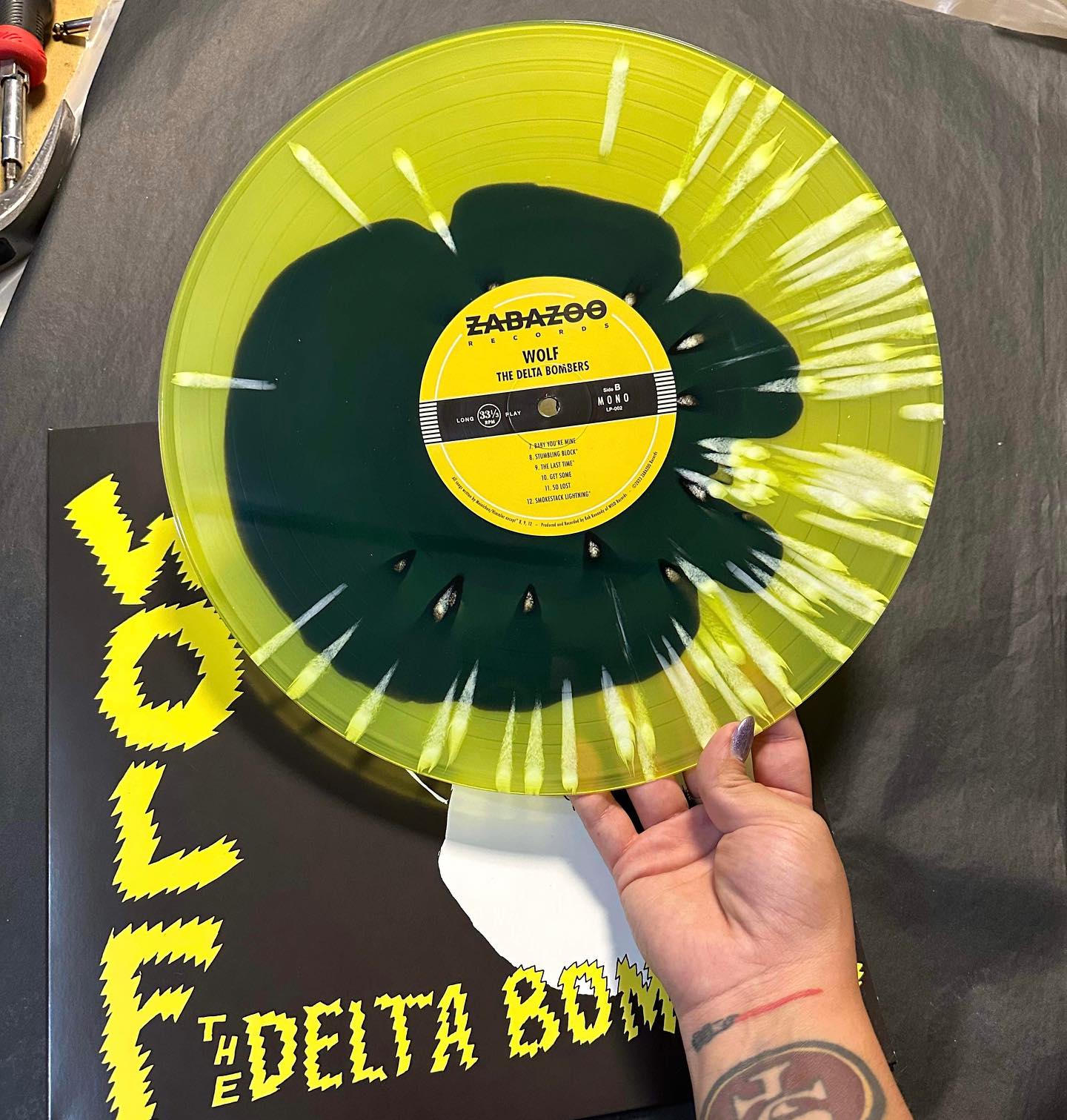 WOLFCULT! LPs have arrived at our merchandise warehouse. Our merch 