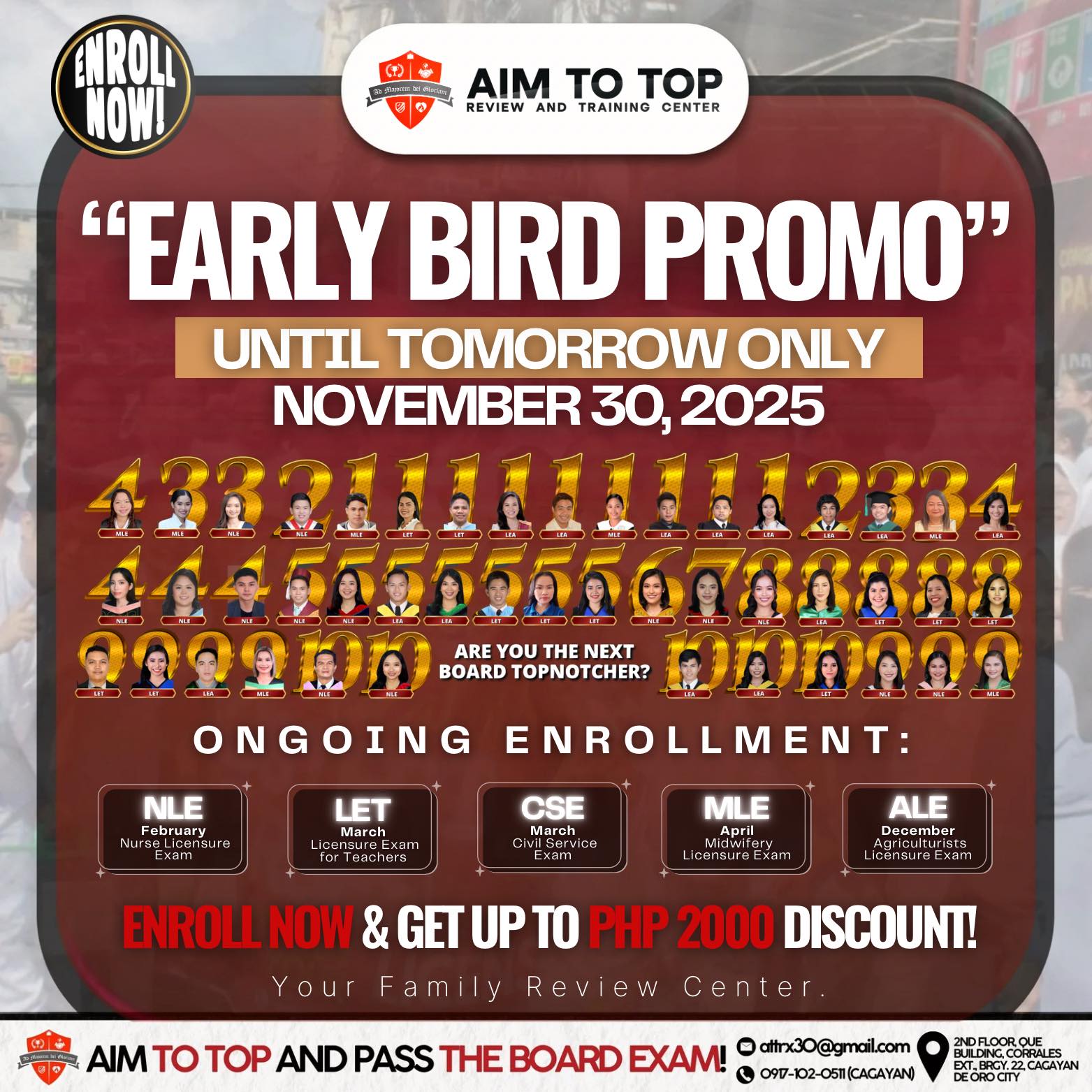 Aim To Top - 𝗟𝗔𝗦𝗧 𝗖𝗔𝗟𝗟 𝗙𝗢𝗥 𝗗𝗜𝗦𝗖𝗢𝗨𝗡𝗧! Join the Aim to Top... | Facebook