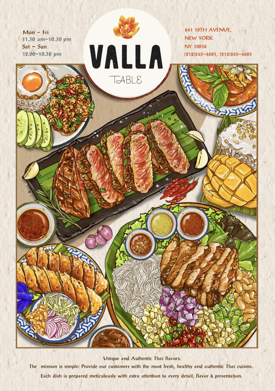 Valla Table | New York NY