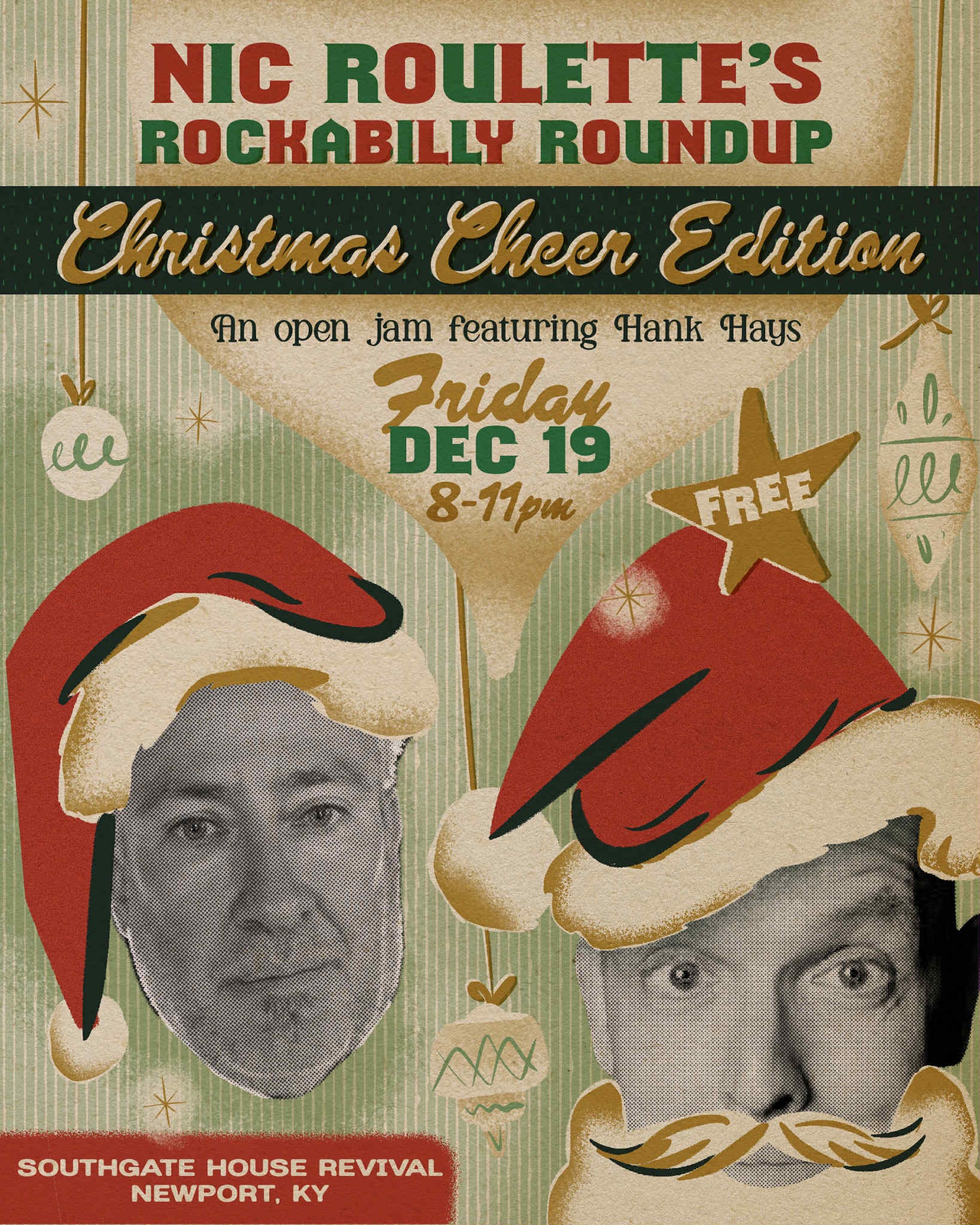 Southgate House Revival presents Nic Roulette’s Rockabilly Round up ...
