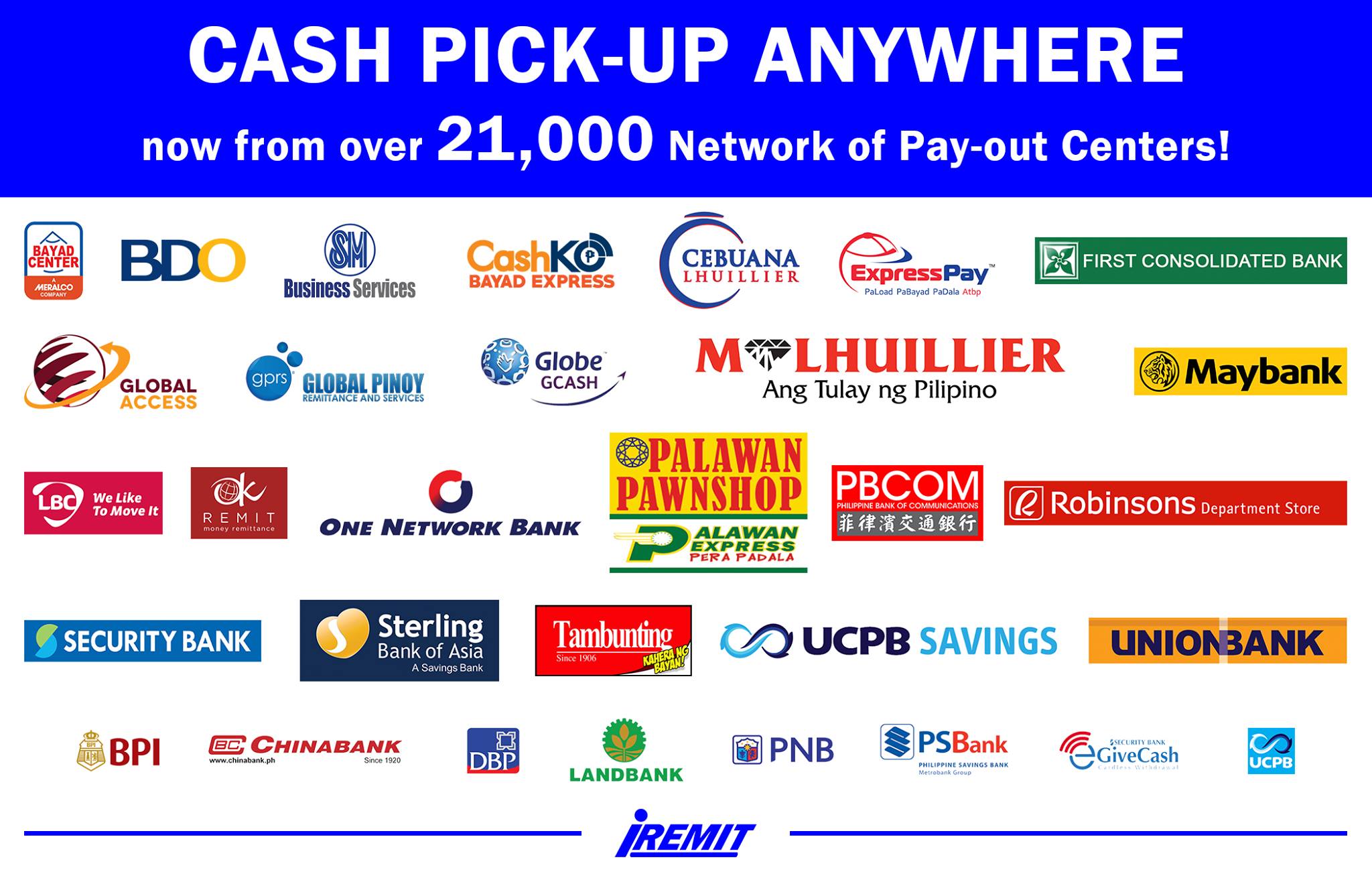 I-Remit Toronto - 21,000 Payout Centers na ang I-Remit! #iremit # ...