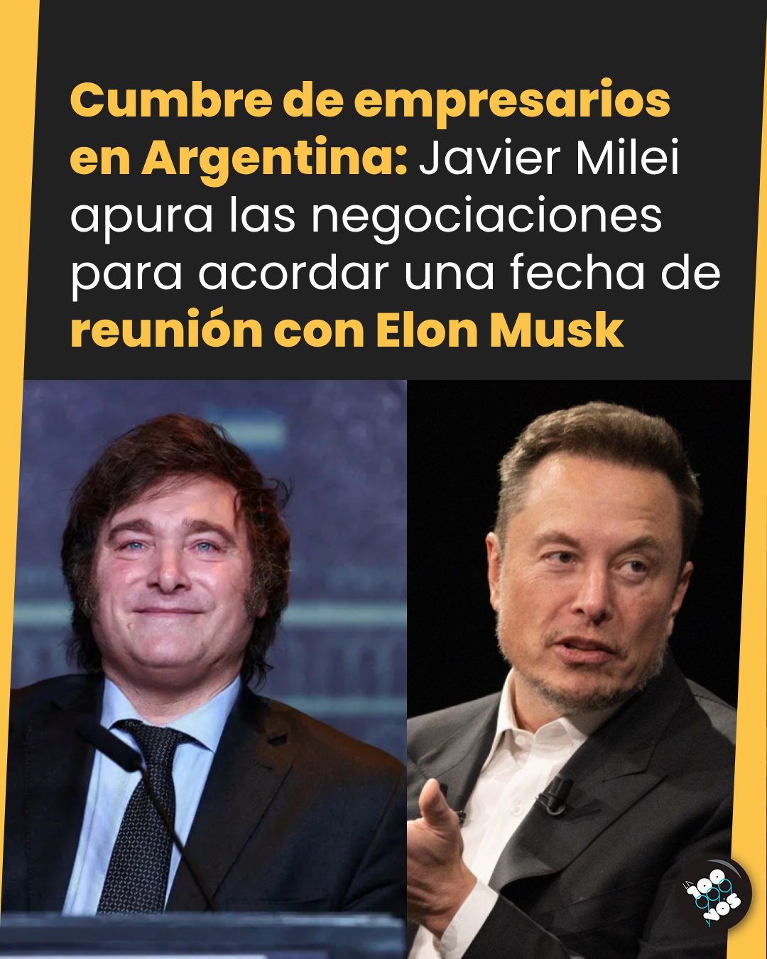 La 100 FM - 🤝 JAVIER MILEI Y ELON MUSK PODRÍAN REUNIRSE EN... | Facebook